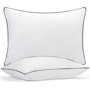 Aghana Digitals Premium Microfiber Pillows - Soft, Breathable, Adaptive Support for All Sleep - 1 of 4