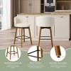 WestinTrends Soho Modern Chenille Upholstered 26" Counter Height Swivel Bar Stool - 4 of 4