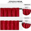 Deconovo Back Tab Room Darkening Curtains – Silver Lines & Dots, 2 Panels - 4 of 4