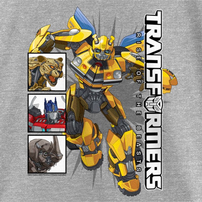 Girl's Transformers: Rise of the Beasts Bumblebee Poster T-Shirt, 2 of 6