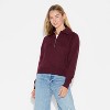 Women's Polo Collar Pullover Sweatshirt - Wild Fable™ - 2 of 3