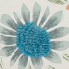 Saro Lifestyle Elegant Embroidered Floral Poly Filled Pillow, 20"x20", Multicolored - 3 of 4