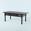 Wood Turned Leg Coffee Table with Drawer - Black - Hearth & Hand™ with Magnolia - image 4 of 4
