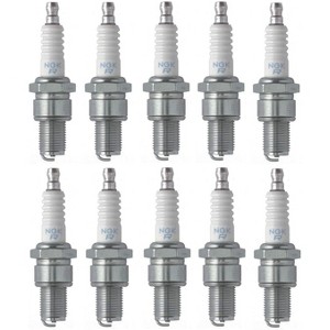 NGK 10 Pack of Genuine OEM Replacement Spark Plugs - BR9ES-10PK - 1 of 4