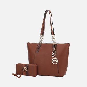 MKF Collection Ximena Women’s Tote Bag with matching Wristlet Wallet by Mia K - 1 of 3
