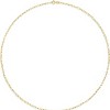BRINJOY 14K Gold-Plated Paperclip Chain Necklace - 3 of 4