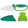 Chefclub Knife Set for Children Stainless Steel Blade, Finger Guard and Blade Protection Included, Ergonomic Handle, Safe Tool Kids Cooking Supply - 2 of 4