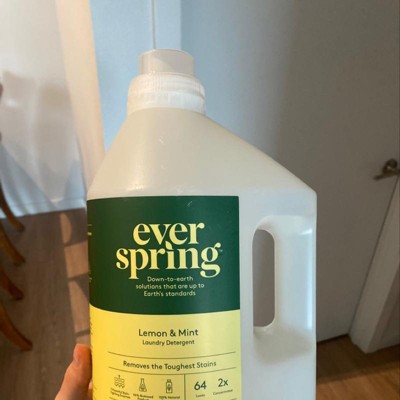 Everspring HE Laundry Detergent, 100 FL OZ (3.12 QT) 2.9 L (Lavender &  Bergamot) 