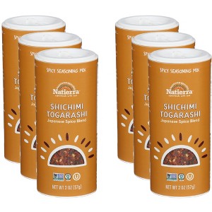 Natierra Spice Blend Shichimi Togarashi Japanese - Pack of 6 - 2 oz - 1 of 2