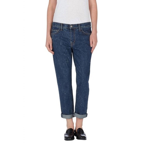 Current/Elliot The Cropped Relaxed straight on sale leg Jeans