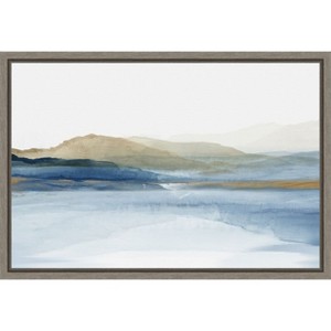 Amanti Art Mountain Landscape by Allison Pearce Canvas Wall Art Print Framed 23 x 16-in. - 1 of 4