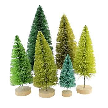 Christmas Green Bottle Brush Trees Bethany Lowe Designs, Inc.  -  Decorative Figurines