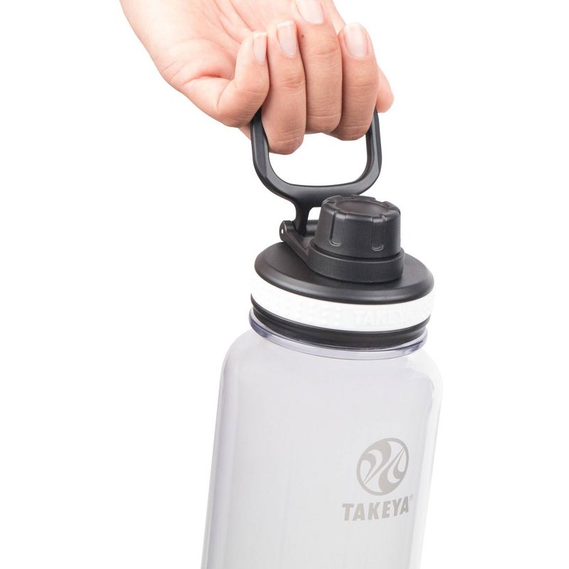 Takeya 32oz Tritan Water Bottle with Spout Lid - Clear, 5 of 9