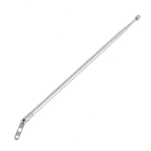 Unique Bargains Stainless Steel 4 Section FM AM Radio Telescopic Universal Antenna 24.2" 1 Pc - 1 of 3