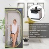 LOVMOR Portable Gothic Roof Plus Type Full Size Steam Sauna tent with Foldable Chair, Remote Control, Spa, Therapy & Relaxation at home - 3 of 4