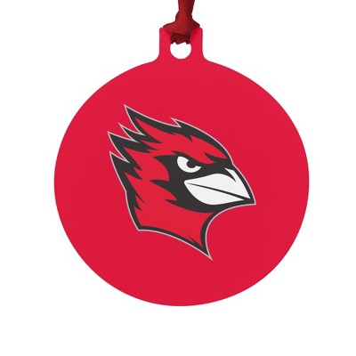 Wesleyan University Primary Logo Aluminum Holiday Christmas Tree Ornament