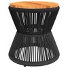 vidaXL Coffee Table Black - 2 of 4
