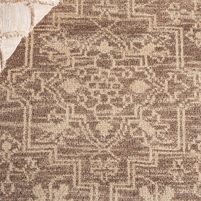 Tribal Essence Hand-Knotted Wool Accent Rug in Brown & Beige - 2' x 3'