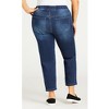 Avenue Women's Plus Size Petite Hi Rise Straight Jegging - 3 of 4