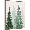 Amanti Art Winter Washed Coppice II by Grace Popp Canvas Wall Art Print Framed - 2 of 4