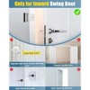 DOMETOUR Home Security Door Reinforcement Lock Child Proof, Withstand 800lbs, High Security Interior Door Lock - 2 of 4