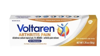 Voltaren Diclofenac Sodium Topical Arthritis Pain Relief Gel Tube - 5.3 ...