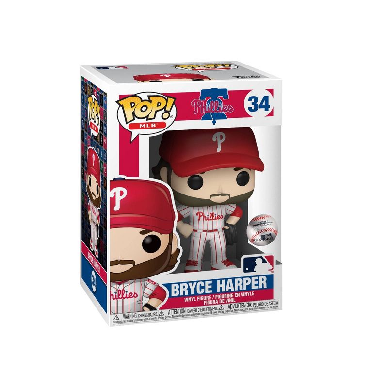 Funko POP! MLB: Philadelphia Phillies Bryce Harper Figure, 2 of 3