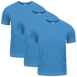 3 Pack Shaka Wear Men's Active Comfort Cotton Short Sleeve Crew Neck T-Shirt - 1 of 4