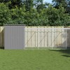 vidaXL Chicken Cage with Run - Versatile and Robust Construction in Light Gray, Galvanized Steel, Perfect for Chickens, Hens, and Small Animals - 2 of 4