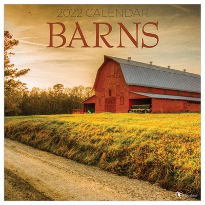 2022 Wall Calendar Barns - The Time Factory