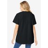 Woman Within Women's Plus Size Smocked Split Neck Tunic - 3 of 4
