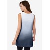 Woman Within Plus Size Longer-Length Dip-Dye Sleeveless Tunic - 3 of 4