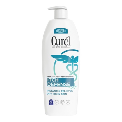 Curel Itch Defense Hand and Body Lotion, Moisturizer For Dry Itchy Skin, Advanced Ceramide Complex Unscented - 20 fl oz - image 1 of 4