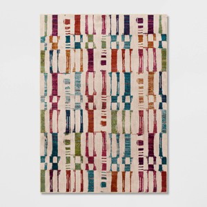 Modern Irregular Checkered Rug - Threshold™ - 1 of 4