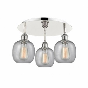 Belfast - 3 Light Flush Mount In Industrial Style-9.5 Inches Tall and 17.75 Inches Wide - 1 of 1