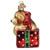 Old World Christmas Blown Glass Ornament for Christmas Tree, Golden Puppy Surprise - 3 of 4