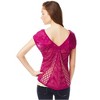 Aeropostale Womens Sheer Lace Inset Knit Blouse - 2 of 2