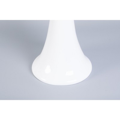 Oversized White Fiberglass Modern Floor Vase