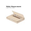 Box Partners Easy-Fold Mailers 11 3/4" x 10 1/2" x 2 1/2" Kraft 50/Bundle M11102BFK - 2 of 2