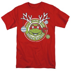 Men's Teenage Mutant Ninja Turtles Christmas Into The Ninja Spirit T-Shirt - 1 of 4