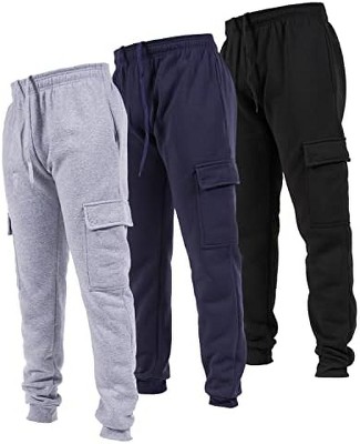 Ultra Performance Mens 3 Pack Fleece Active Tech Joggers