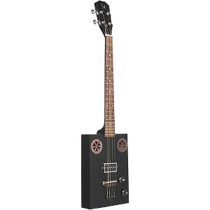 JN Guitars Acoustic-Electric Cigar Box Guitar Black - 1 of 1