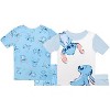 Disney Toddler Girl's Princess 4-Piece Cotton Pajama Sets - 4 of 4