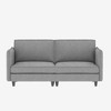 GDFStudio Orel Mid-Century Modern 74.27'' Upholstered Loveseat Sofa with Cushions - 4 of 4