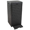 Sunnydaze Outdoor Trash Can - Polypropylene Resin - 3 of 4