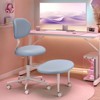Pinmoco Upholstered Office Chair Adjustable Height Ergonomic Office Chair with Lumbar Support and Wheels - 4 of 4