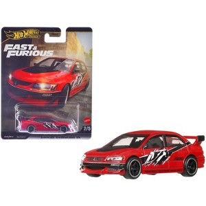 Mitsubishi Lancer Evolution IX ドリフトミニカー Mitsubishi Lancer Evolution IX Red with Graphics 