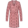 Women's Snake Print V-Neck Dress - LASCANA - 4 of 4