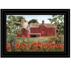 PAGED Modern Framed Wall Art for Living Room, Boho Wall Decor– "Summer Days" by Billy Jacobs, Hang Framed Print, Bathroom Wall Decor - 1 of 4