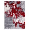 Luxe Weavers Modern Distressed Abstract Indoor Area Rug - 2 of 4